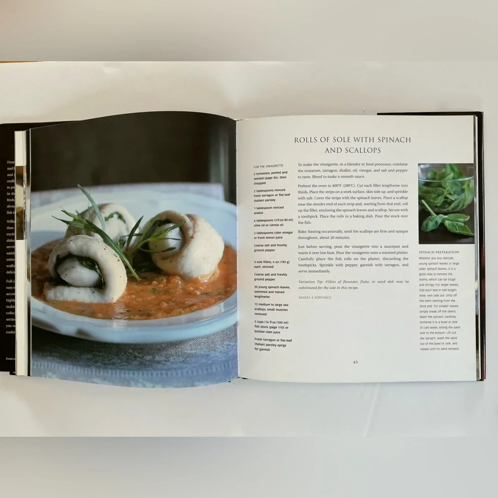 Williams-Sonoma Collection: Fish Cookbook HardCover Recipe Book